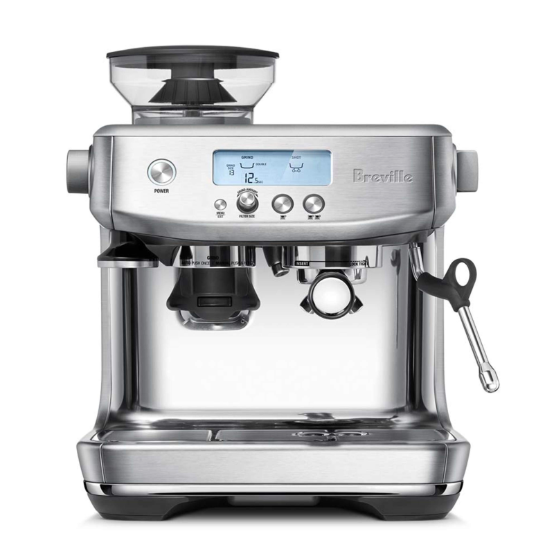 Breville® Barista Pro™ Stainless Steel Espresso Maker in Black Truffle