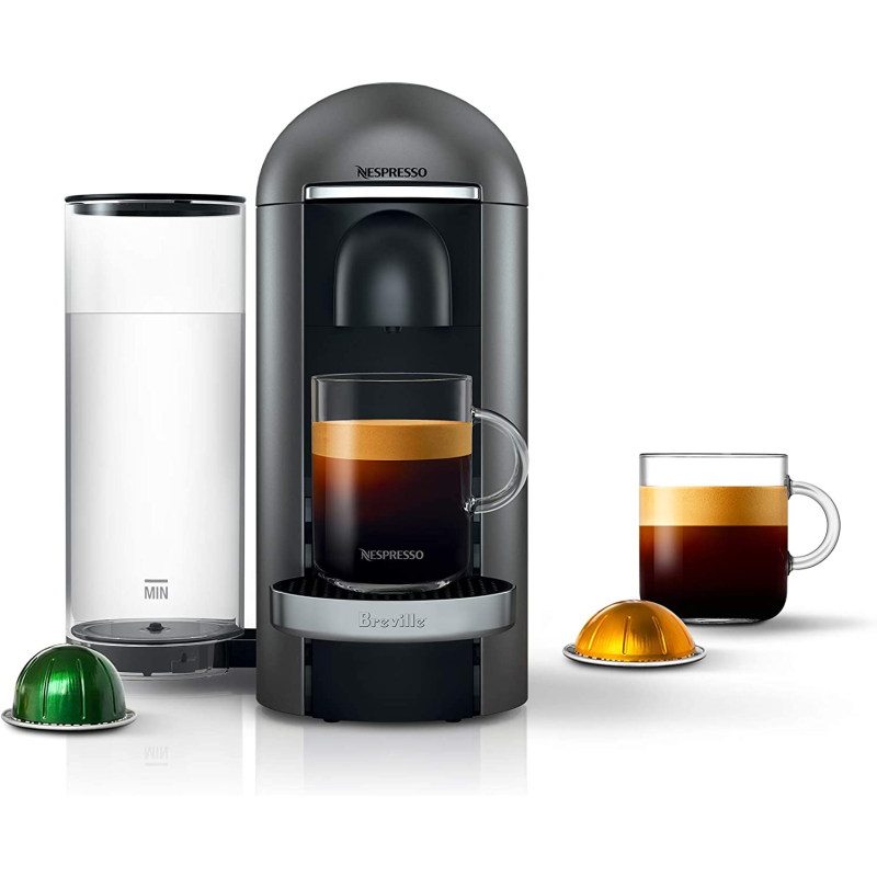 Nespresso® Machine by Breville® Vertuo Coffee and Espresso Maker Bundle in Chrome