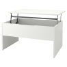 ÖSTAVALL Adjustable coffee table, white, 35 3/8 "