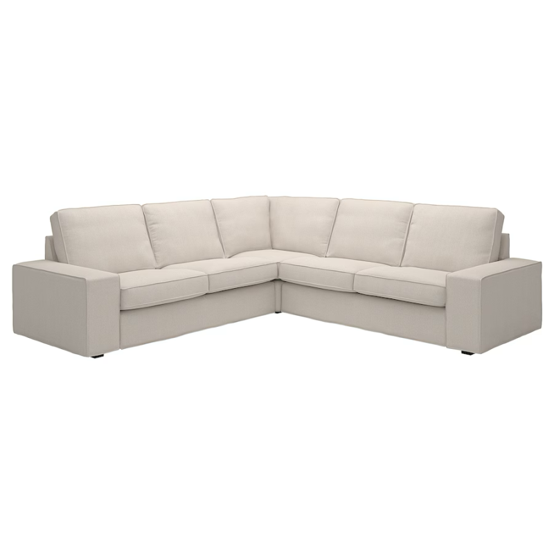 KIVIK Sectional, 4-seat corner, Tresund light beige