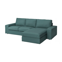 KIVIK Sofa with chaise,...
